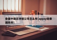 泰国中国区块链公司怎么样[appay链泰国政府]